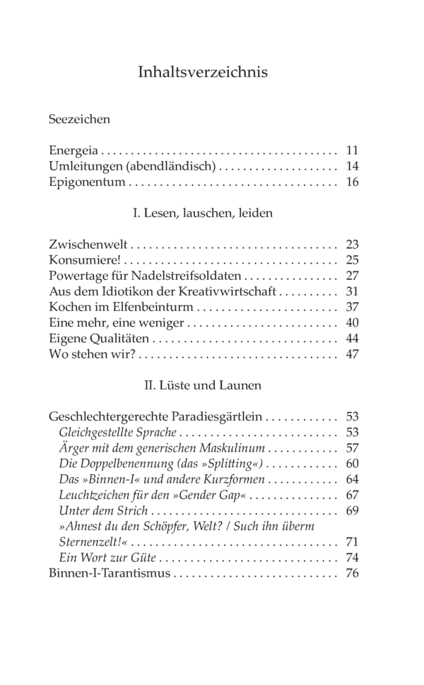 9783942605151-Inh_Seite_1 Fackelmann, Christoph: Der gute Ton auf dem Narrenschiff