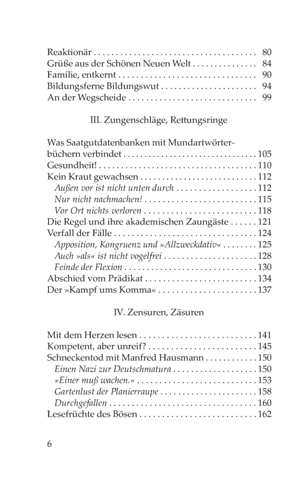 9783942605151-Inh_Seite_2 Fackelmann, Christoph: Der gute Ton auf dem Narrenschiff