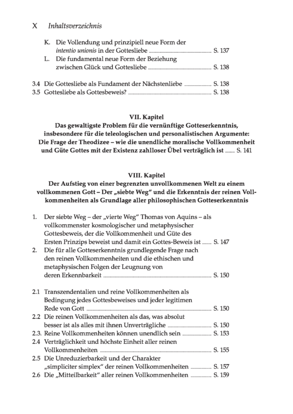 Seifert_Inhaltsverzeichnis_14012021_DEF_Seite_6 Seifert, Josef: Erkenntnis des Vollkommenen. Wege der Vernunft zu Gott; 2. Auflage