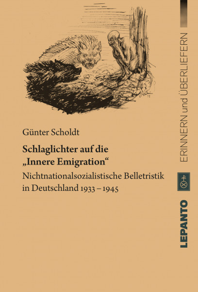 9783942605250_600x600 Scholdt, Günter: Schlaglichter auf die „Innere Emigration“