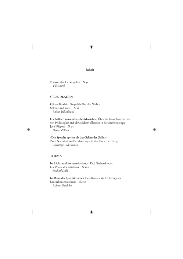 LA2025_Inhaltsverz_Seite_1 Fackelmann, Christoph; Kinzel, Till (Hrsg.): Lepanto-Almanach 6/7 (2025/26)